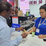 Degustação do café Mata do Lobo, marca de uma  das unidades demonstrativas do PRS-Cerrado